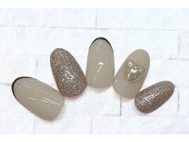 バレンタインネイル　ハート