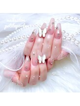 プティポルト(petite porte)/蝶々ちゅるん上品ネイル