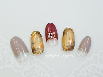 ネイルサロン ハース(Hearth)/華やかなジェルネイル☆