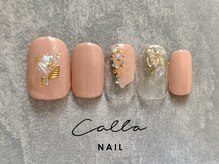 カラネイル 南森町店(calla nail)/シェル&ホログラム