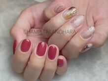 チャンプ 高の原店(Champ)/山ぶどうニュアンスネイル