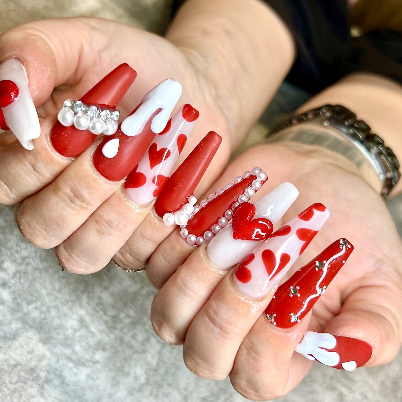 2026年春トレンド】3Dハートのネイルデザイン集｜人気順｜2ページ目