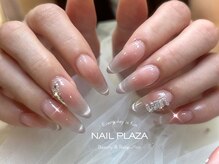 ネイルプラザ 河原町OPA店(NAIL PLAZA)/ちゅるんチークネイル