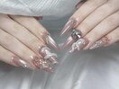 #ロングネイル #ちゅるんネイル