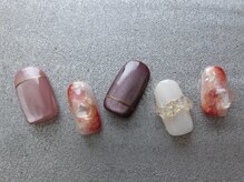 ネイリシャス(NAILICIOUS)/透明感のあるちゅるんニュアンス