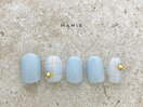 3)6000円 チェックネイル0507a
