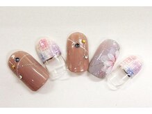 クリスタルネイル ボンベルタ橘店(CRYSTAL NAIL)/フラワーネイル