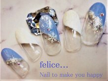 ネイルサロン フェリーチェ(felice)/【定額ネイル】¥7980