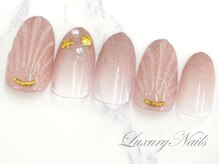 ラグジュアリーネイルズ アカバネ(Luxury Nails Akabane)/ぷっくり*貝殻ネイル