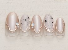 Nail Mix 宇都宮インターパーク店【ネイルミックス】【5月1日 NEW OPEN（予定）】/塗りかけ×ミラー　5990円