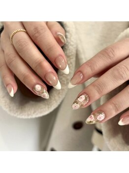 エニュ(anew)の写真/【定額アート¥5.000円～】ニュアンスアート/韓国ネイル/パーツ乗せ放題/持ち込みOK!定額デザインも大人気◎