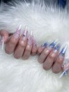 cheek nails /sculpture