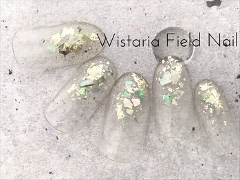 ウィスタリアフィールドネイル MONAD店(WISTARIA FIELD)/ラメグラデーション シェル