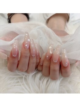リンドネイル バイ モカ アンド ララ(Lind nail by moca and LaLa)/シンプル可愛い