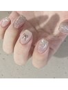 シンプルデザインネイル