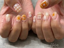 エクラス 銀座(Heclats)/ニュアンス/オレンジ/ぷっくり