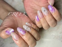 クリーク(CREEK)/ニュアンスマーブル大理石