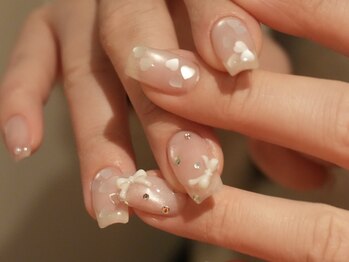 ミニョン 北堀江(mignon)/ハートリボンネイル