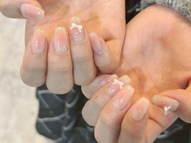 チークリボンネイル