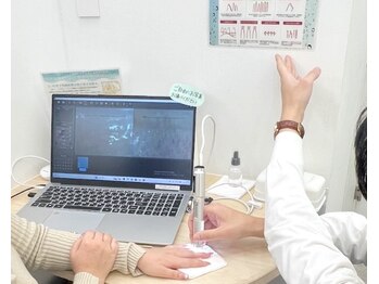 ルティーナ 銀座(ROUTINA)/5.水素ルーム後の血流チェック