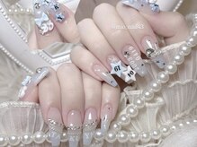 リンドネイル バイ モカ アンド ララ(Lind nail by moca and LaLa)/【mio】ガーリー/推しネイル