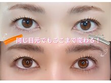 シャルリス(CHALELISS)の雰囲気（ロッドを変えるだけで目の形も変わって見える◎）