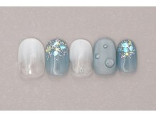 ネイルサロンプリッシュ 横浜店(prish)/6000円　水滴アート　マグネット