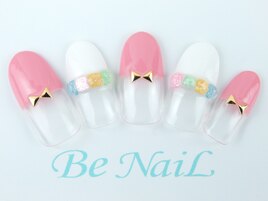 カラフルフレンチネイル