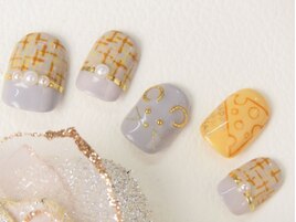 干支ネイル★隠れネズミ