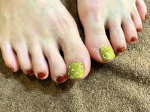 ネイルキュート アンド クールラッシュ 亀有店(nailcute & CoolLash)/フット1本アート