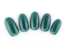 ネイルサロン ディーバ ギンザ(Nail salon Diva GINZA)/One color plus（根本ストーン）