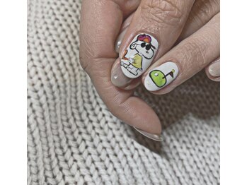 カーム(CALM)/スヌーピーゴルフネイル