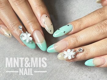 ミントアンドミスネイル(Mnt&Mis NAIL)/【持込デザイン】¥9800