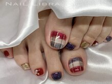 ネイルリブラ(Nail Libra)/チェックネイル