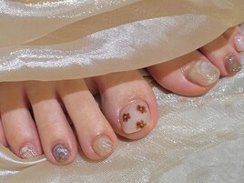 インクフラワーネイル☆*:.。