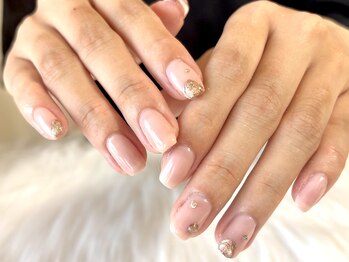 セレクト(Select)/ピンクのうるうる水滴ネイル