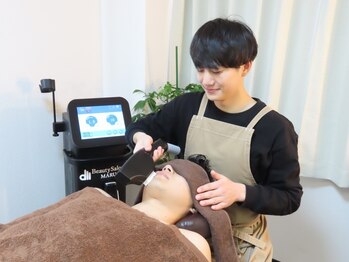 ビューティーサロン マル(Beauty Salon MARU)の写真/新潟で人気！濃く太い毛もしっかり抜ける効果重視のメンズ脱毛★青髭・カミソリ負け・毎日の髭剃り頻度改善
