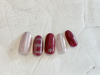 チェックネイル