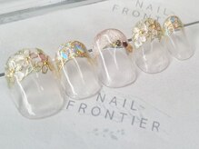 ネイルフロンティア 吉祥寺(NAIL FRONTIER)/ステンドグラスフレンチ11980円