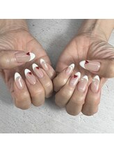 エムズネイル(M’s NAIL)/フレンチ×ハート