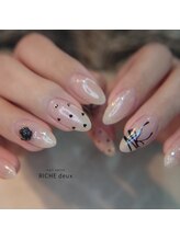 リッシュ ドゥ(RICHE deux)/ちゅるんガーリーネイル