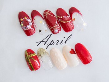 エイプリルプラス(April plus)/Xmasネイル
