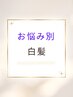 【お悩み別/白髪】頭皮診断＋毛穴洗浄+頭皮調整+白髪ケア栄養剤導入