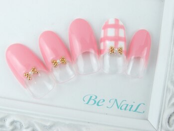 ビーネイル(Be NaiL)/ピンクフレンチネイル