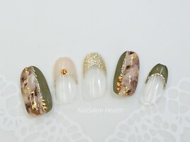 華やかなジェルネイル☆