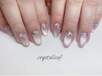 ネイルサロン クリスタルリーフ(Nailsalon Crystal Leaf)の写真/リーズナブルな1本600円♪お得なワンコイン長さ出しで、ナチュラルにキレイな指先へ！技術力の高さが自慢☆