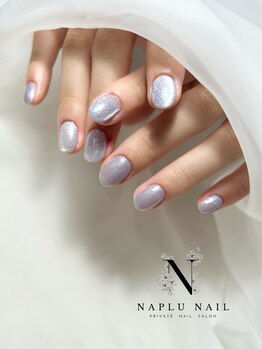 ナプラネイル(Naplu nail)/シンプル　マグネットワンカラー