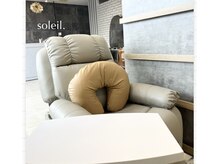 ソレイユ ネイル(soleil. nail)の雰囲気(ネイルブース★リクライニングチェアでゆっくりお過ごし頂けます)