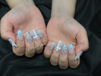 ハロ(Halo)/フレンチネイル