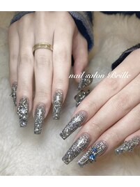 ギラギララメネイル